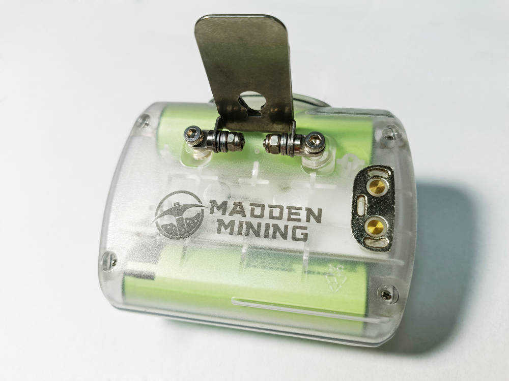 Cordless Mining Cap Lamp-Lightweight 13,000 LUX Madden Mining